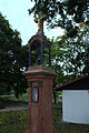 Čeština: Zvonice u návsi ve Vestci, Středočeský kraj English: A bell tower on a common in the village of Vestec, Central Bohemia, CZ