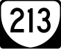 State Route 213 маркер