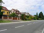 Čeština: Vilky v Pražské ulici ve Voticích English: Pražská street in Votice, Czech Republic.