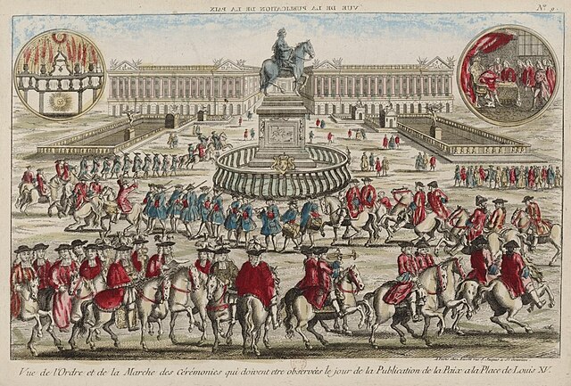 Ceremony on the Place Louis XV in 1763