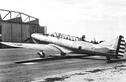 Vultee YA-19A powered by Lycoming O-1230 engine