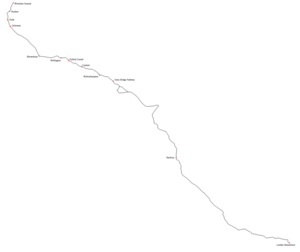 Geographical representation of the Wrexham & Shropshire route WSMR route trial pic.png