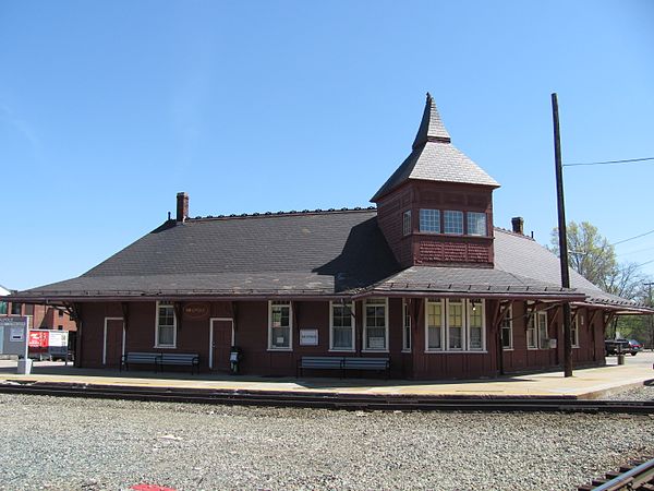 Walpole Union Station in April 2010