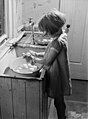 "Washing eggs to be sold at Tri-County Farmers Co-op Market at Du Bois, Pennsylvania"