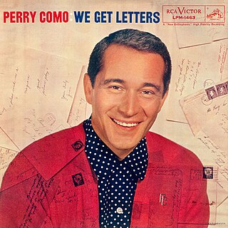 <i>We Get Letters</i> 1957 studio album by Perry Como