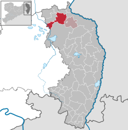 Läget för kommunen Weisswasser i Görlitz