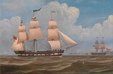 Clark's The English Merchant Ship 'Malabar', held in the Yale Center for British Art William Clark - The English Merchant Ship 'Malabar' - Google Art Project.jpg