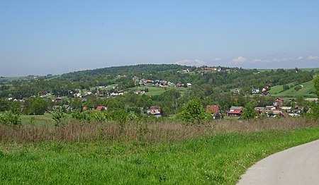 WolaRadziszowska WidokNaWieśOdPołudnia POL, Wola Radziszowska