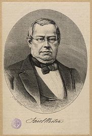 Jacob Westin, garvare, kommunalman och hedersdoktor. Xylografi, Uppsala universitetsbibliotek, 1800-talet.