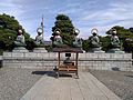 Έξι αγάλματα Τζίζο (Roku Jizo) στο ναό Ζενκο-τζί στο Ναγκάνο της Ιαπωνίας