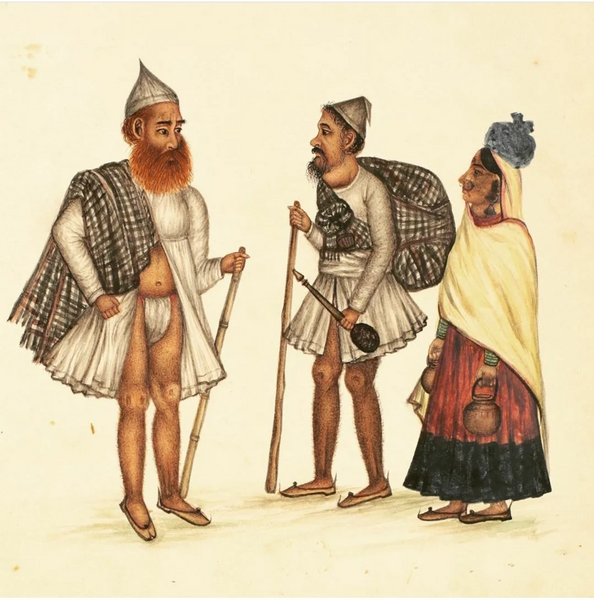 File:"Paharees of Kangra" – Painting from 19th century Punjab 50.webp