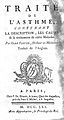 "Traite de L'Asthme", Floyer, 1761 Wellcome L0005240.jpg