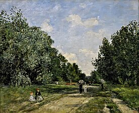 Le Parc Cordier à Trouville, 1880-1885, musée national d'Art de Catalogne.