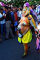 Pulikkali(Leopard game) is a recreational folk art from the state of Kerala, India. It is performed by trained artists to entertain people on the occasion of Onam, an annual harvest festival.