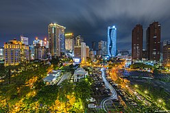 Skyline of Taichung metropolis