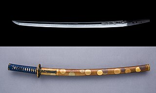 <i>Wakizashi</i> Shorter sword in a daishō (Japanese)