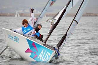 Skud competing at the Paralympics Games 030912 - Liesl Tesch & Daniel Fitzgibbon - 3b - 2012 Summer Paralympics.jpg