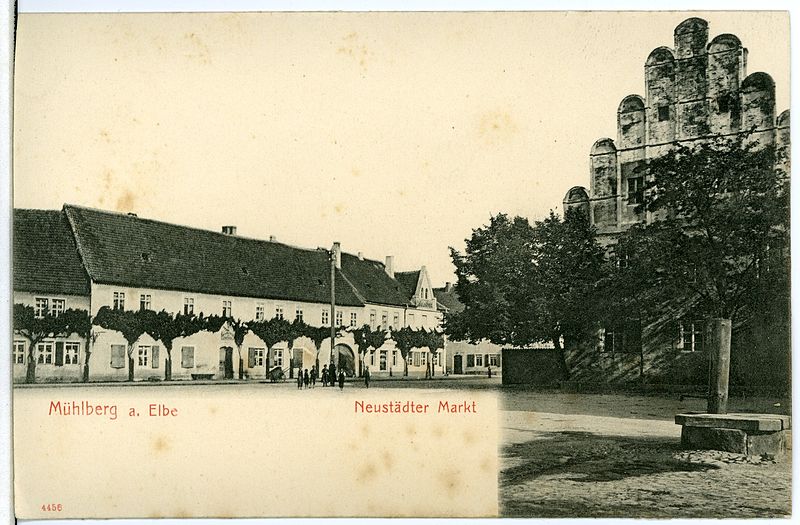 File:04456-Mühlberg-1903-Neustädter Markt-Brück & Sohn Kunstverlag.jpg