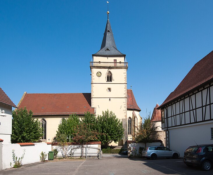 File:04 Obere Straße 20, Großsachsenheim, Stadtkirche, Südseite.jpg