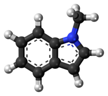 1-Methylindole molekul