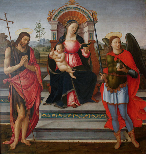 File:1495 Granacci Maria mit segnendem Kind anagoria.JPG