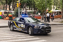 Dodge Charger als Polizeifahrzeug in Mexico