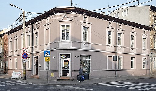 View from street crossing