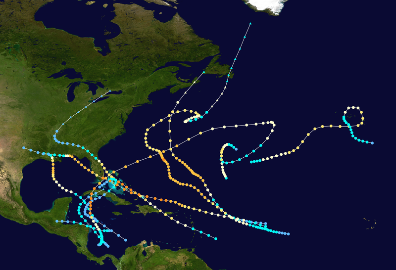 File:1926 Atlantic hurricane season summary map.png