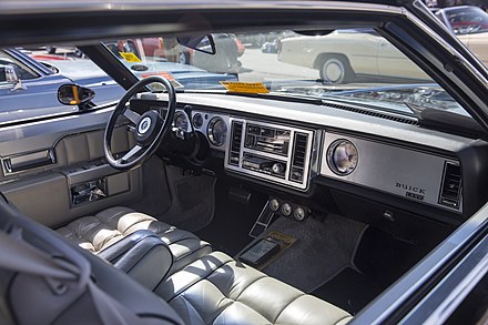 The interior of a 1978 Buick Riviera LXXV