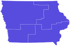 2018 IA AG By Congressional District.svg