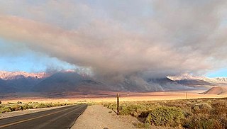 The Taboose Fire was a wildfire burning in Inyo National Forest, southwest of Big Pine and northwest of Aberdeen in Inyo County in the state of California, in the United States. The fire started September 4, 2019 and on October 7, it had burned 10,296 acres (4,167 ha) and was 75 percent contained. The cause of the fire was lightning. Select trails, campgrounds and roads in Inyo National Forest, Sequoia National Park and Kings Canyon National Park had been closed due to the fire. The community of Baxter Ranch was under mandatory evacuation.