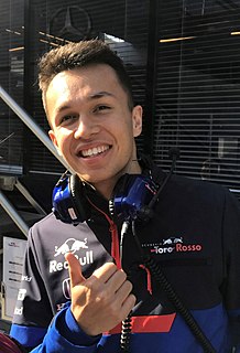 Alexander Albon Thai racing driver