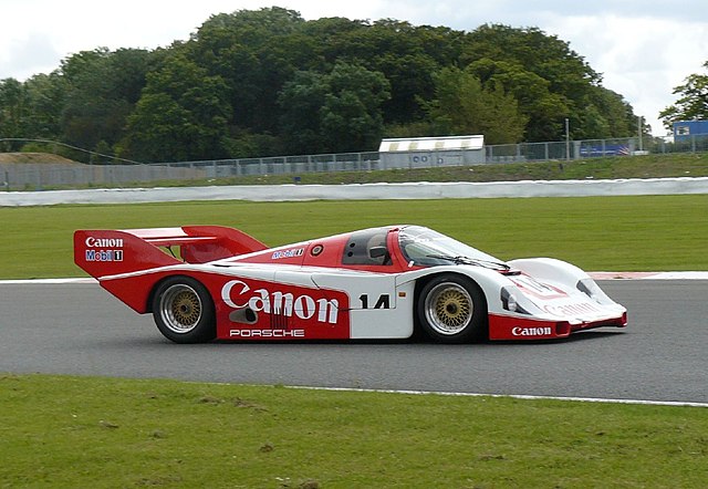 The Canon Racing Porsche 956 GTi, which the team used until 1986