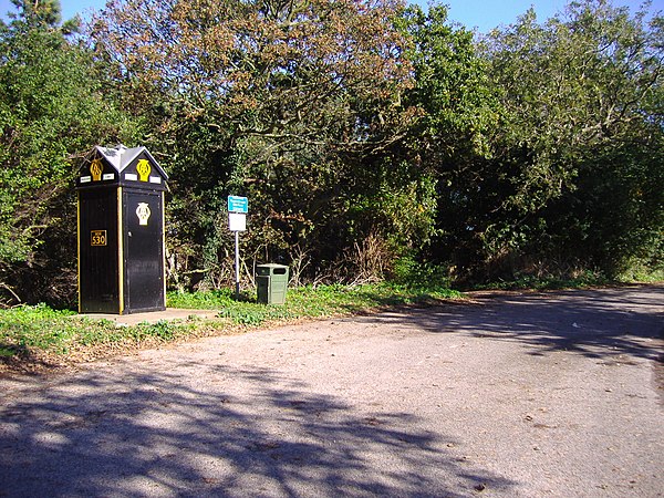 The Listed AA Box at Brancaster