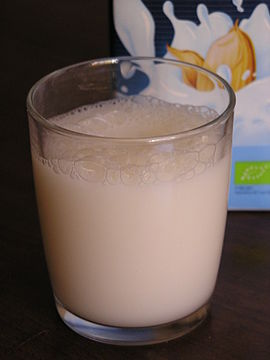 A glass of rice milk.JPG