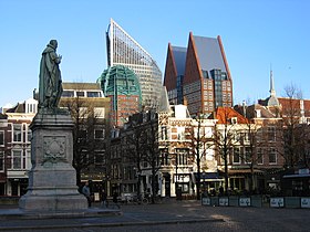 A square in the center of the Hague.jpg