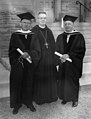 Abbot Michael with Honorary Doctorates at Dedication.jpg