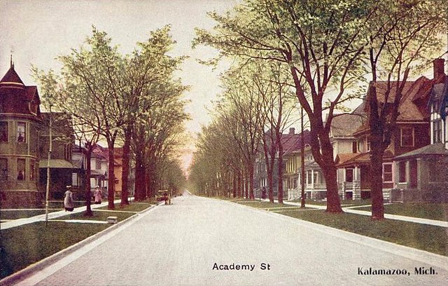Academy St. in 1908
