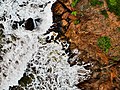 Aerial photograph of Yarada beach, Visakhapatnam