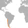 Location map for Albania and Chile.