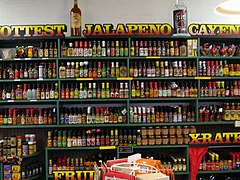 Hot sauces All kinds of hot sauce.jpg