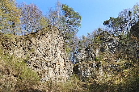 Alpstein im Hosbach Sontra Bergland (1)