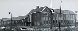 Het schoolgebouw aan de Westersingel