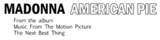 Logo du disque American Pie