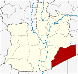 Distrito Wang Noi - Mapa