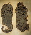 Sandales anasazi en yucca, vieille de 2000 ans.