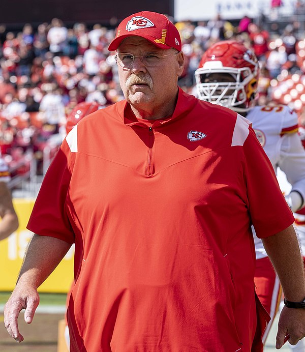 Image: Andy Reid (Kansas City Chiefs at Washington Football Team, October 17, 2021) (cropped)