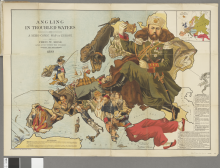 Angling in troubled waters - a serio-comic map of Europe - National Library of Sweden Angling in troubled waters - a serio-comic map of Europe - Kungliga Biblioteket - 2818247-thumb.png