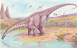 Apatosaurus, elävä jälleenrakennus