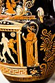 Apulian red-figure volute-krater - RVAp extra - youth and dog in naiskos - Roma MNR MdAS - 05